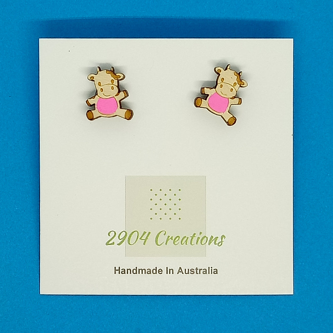 PINK COW STUDS