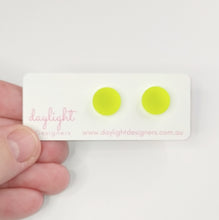 Load image into Gallery viewer, NEON MINI STUDS  // 4 COLOURS AVAILABLE