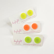 Load image into Gallery viewer, NEON MEDIUM STUDS  // 3 COLOURS AVAILABLE
