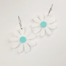 Load image into Gallery viewer, LARGE DAISY HOOPS // 3 COLOURS AVAILABLE