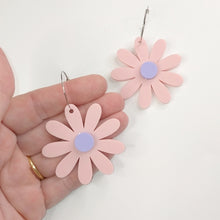 Load image into Gallery viewer, LARGE DAISY HOOPS // 3 COLOURS AVAILABLE