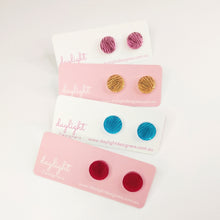 Load image into Gallery viewer, MIRROR FINISH ANIMAL PRINT STUDS MINI // 4 COLOURS AVAILABLE