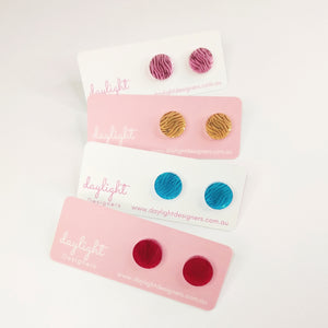 MIRROR FINISH ANIMAL PRINT STUDS MINI // 4 COLOURS AVAILABLE