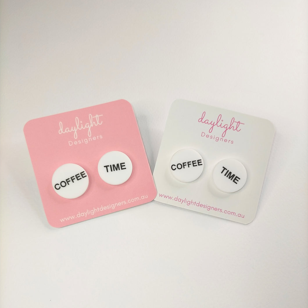 COFFEE TIME STUDS