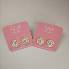 Load image into Gallery viewer, DONUT STUDS - 5 COLOURS AVAILABLE