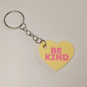BE KIND KEYRING - 2 COLOURS AVAILABLE