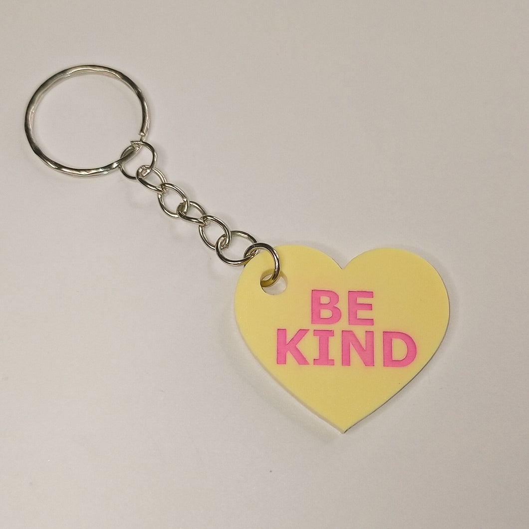 BE KIND KEYRING - 2 COLOURS AVAILABLE