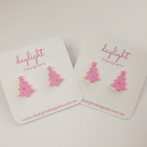 CHRISTMAS TREE STUD - 5 COLOURS AVAILABLE