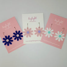 Load image into Gallery viewer, LARGE DAISY HOOPS // 3 COLOURS AVAILABLE