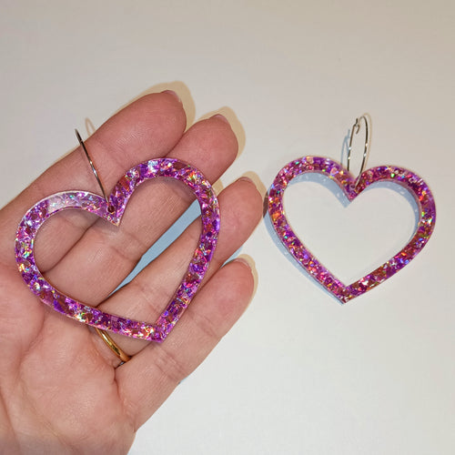 QUEEN OF HEARTS - MEGA HOOP - 9 COLOURS AVAILABLE