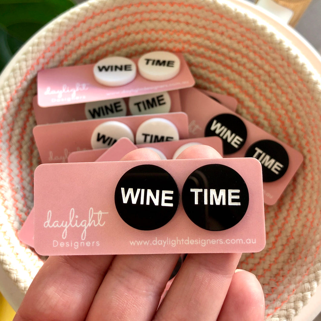 WINE TIME STUDS // 2 COLOURS AVAILABLE