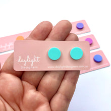 Load image into Gallery viewer, PASTEL POP STUDS MINI // 10 COLOURS AVAILABLE