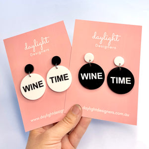 WINE TIME DROPS - 2 COLOURS AVAILABLE