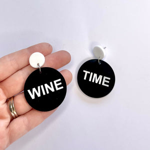 WINE TIME DROPS - 2 COLOURS AVAILABLE